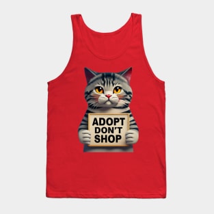 Adopt, Don't Shop! Pet Adoption Rocks Tank Top